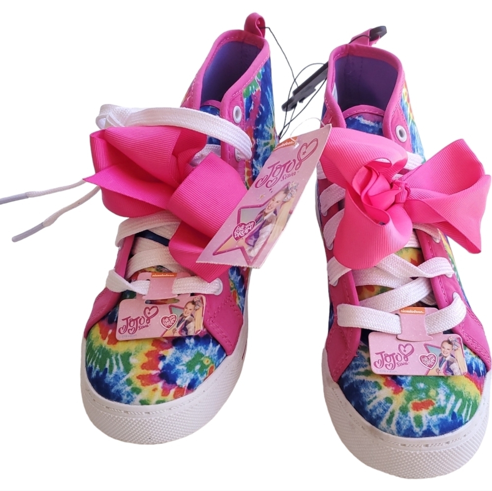 NWT JoJo Siwa Sneakers Pink Girls Size 3